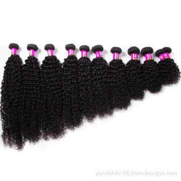 CELIE Unprocessed Brazilian Kinky Curly Hair Weaves with Frontal Closure Good Quality Cheap Hair Bundles with Closure